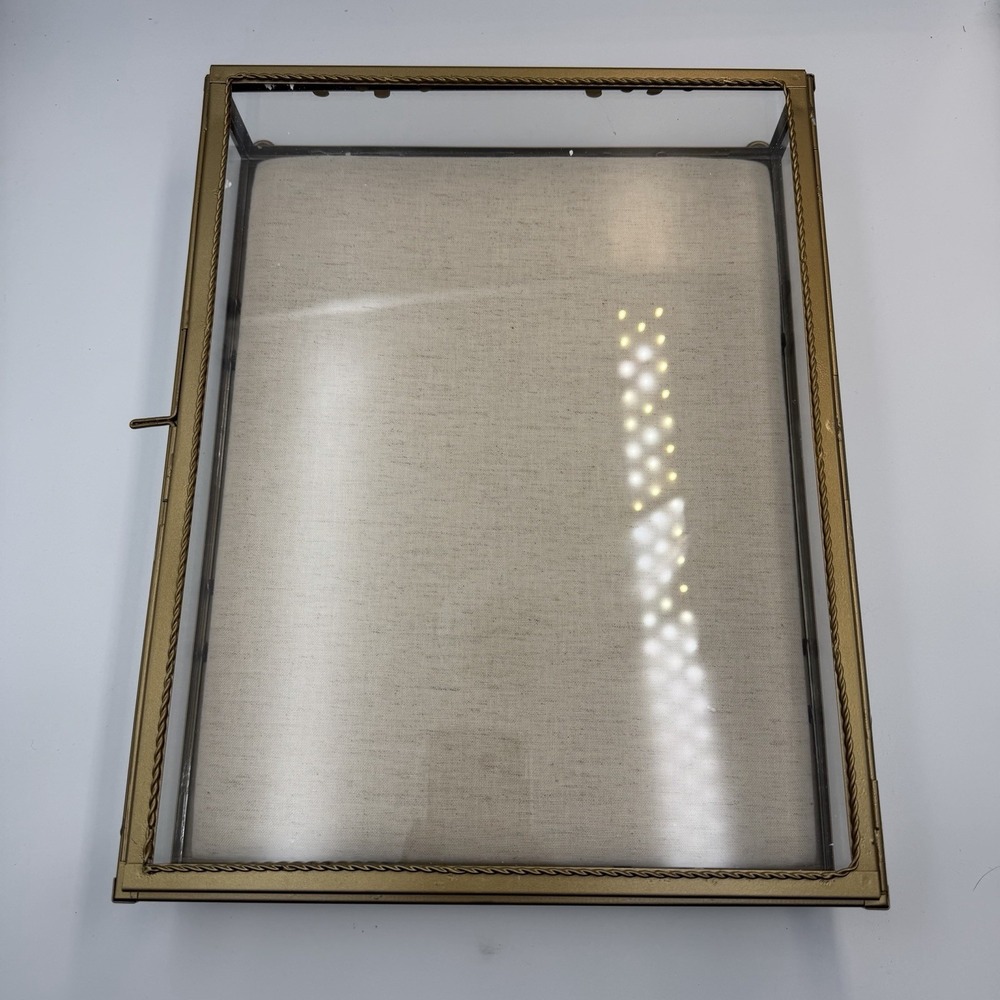 Magnolia Your Story Brass Display Hanging Cabinet